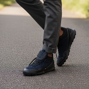 Zara Man Black Sneakers Size 8